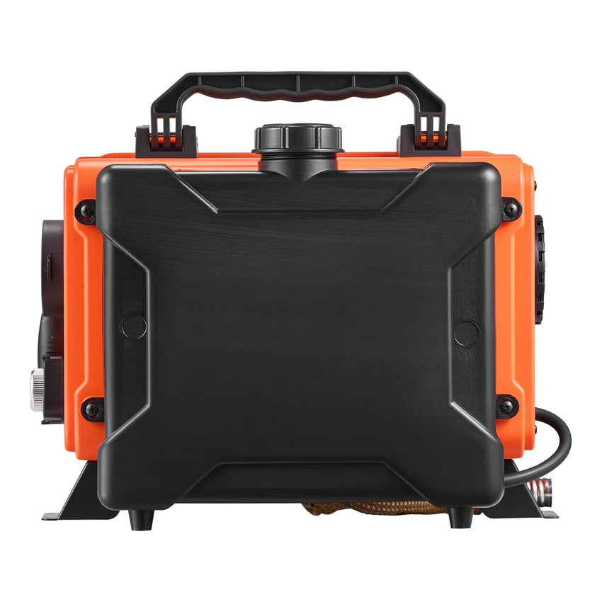 Seitenansicht des Tanks