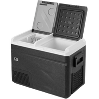 Elektrische Camping-Kühlbox mit zwei Fächern