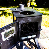 Tragbarer Mini-Holzofen, alles passt zur Aufbewahrung hinein