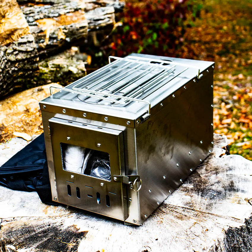 Zusammengeklappt, leicht zu transportieren