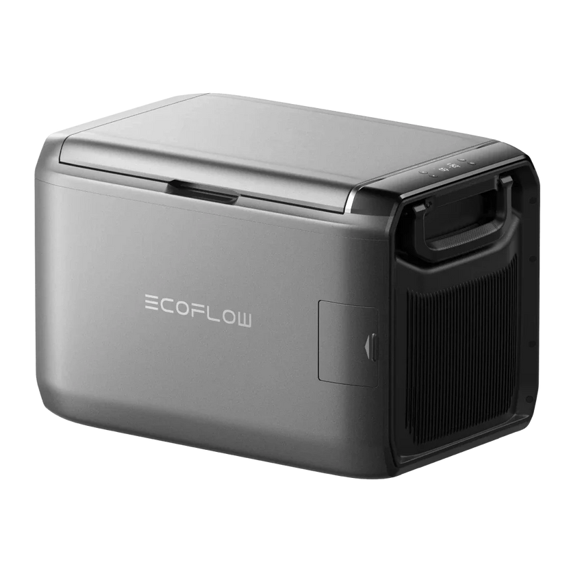 Kühlschrank mit Gefrierfach und wiederaufladbarer Batterie