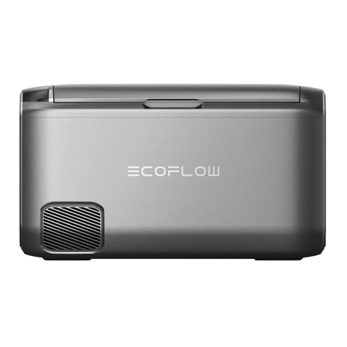 Seitenansicht der Ecoflow-Batterie kühlbox