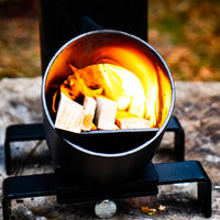 Nahaufnahme der Flammen