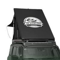 Vorderansicht des Hartschalen-Dachzeltes