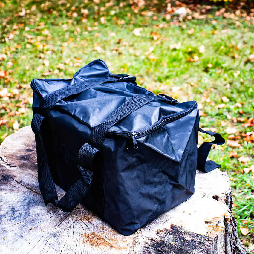 Ansicht in seiner Aufbewahrungstasche