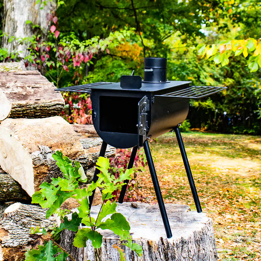 Fernblick auf den Holzofen